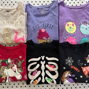 Bundle of long-sleeved tops - girl 10-12